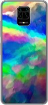 Geschikt voor Xiaomi Redmi Note 10 Lite hoesje - Waterverf - Kunst - Psychedelisch - Siliconen Telefoonhoesje