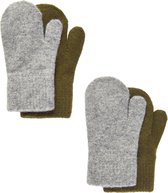 CeLaVi - Wanten voor kinderen - 2-pack - Magic - Military Olive - maat Onesize (1-2yrs)