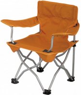 campingstoel Ardeche junior 34 x 27 cm staal oranje