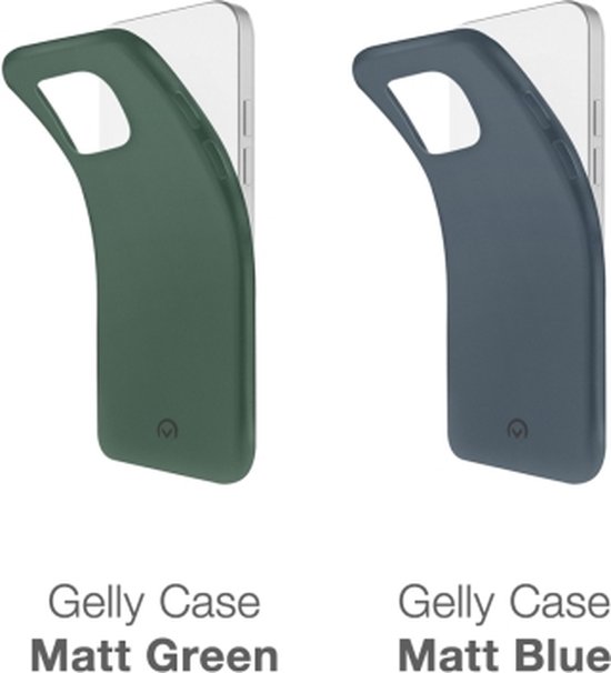 Coque Apple iPhone 11 - Mobilize - Série Rubber Gelly - Coque arrière en TPU - Blauw - Coque adaptée pour Apple iPhone 11