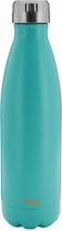 thermosfles On the Go 450 ml RVS turquoise/zilver