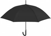 paraplu dames 104 cm automatisch polyester zwart