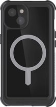Ghostek Hoesje geschikt voor Apple iPhone 13 Waterdicht MagSafe Telefoonhoesje Hardcase | Ghostek Nautical 4 Backcover Shockproof | Geschikt voor MagSafe | Geschikt voor Draadloos Opladen met Magnetische Ring | MagSafe Case - Zwart