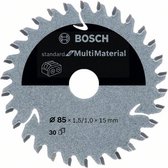 Bosch Accessories Bosch 2608837752 Lame de scie circulaire 85 x 15 mm Nombre de dents: 30 1 pc(s)