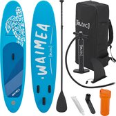 Bol.com SUP board Waimea met accessoires 305x71x10 cm lichtblauw aanbieding