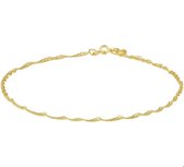 Huiscollectie Armband Goud Singapore 1,2 mm 18 cm