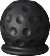 trekhaakdop Golfbal kunststof 7 cm zwart