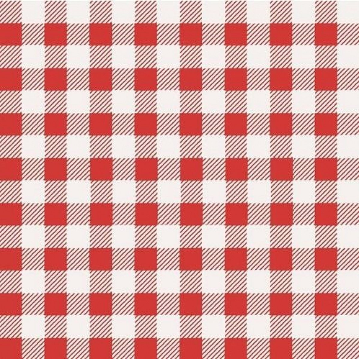 Bluuming Affairs - Blokjes - Behang - Kinderkamer - Babykamer - Muurdecoratie - Rood - 0,53 x 10,05 M.