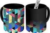 Magische Mok - Foto op Warmte Mokken - Koffiemok - Vector - Patronen - Abstract - Magic Mok - Beker - 350 ML - Theemok