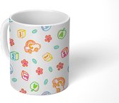 Mok - Koffiemok - Alfabet - Speelgoed - Kinderen - Mokken - 350 ML - Beker - Koffiemokken - Theemok