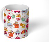 Mok - Koffiemok - Patroon - Kinderen - Wolk - Mokken - 350 ML - Beker - Koffiemokken - Theemok