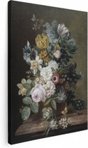 Artaza Tableau Nature Morte avec Fleurs - Eelke Jelles Eelkema - 60x80 - Art - Impression sur Toile