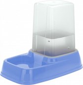 voer- en waterautomaat 3 liter 33 x 28 cm lichtblauw