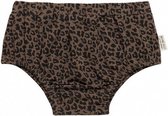 broekje Leopard junior katoen bruin maat 62