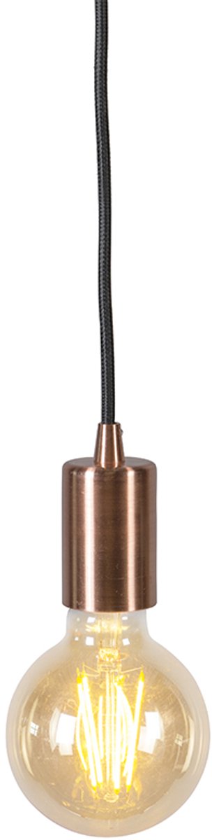 QAZQA Facil 1 - Minimalistische hanglamp - 1 lichts - 45 mm - koper