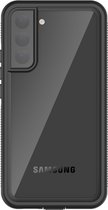 Redpepper Hoesje Geschikt voor Samsung Galaxy S22 Plus - Redpepper Dot Plus Waterproof Backcover - Zwart