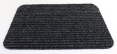 Deurmat / Schraapmat Ribbel zwart antraciet 40x60 antislip