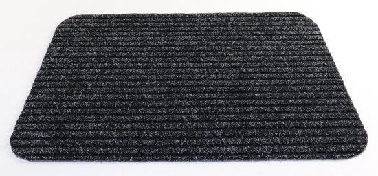 Paillasson / Scrapingmat Nervuré noir anthracite 40x60