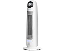 Cecotec Keramisches Heizgerät ReadyWarm 10000 Top Ceramic. 2200 W, Vertikaler Leistungsstarker mit Oszillation, 3 Betriebsmodi und Verstellbarem Temperaturregler, Betriebsanzeiger
