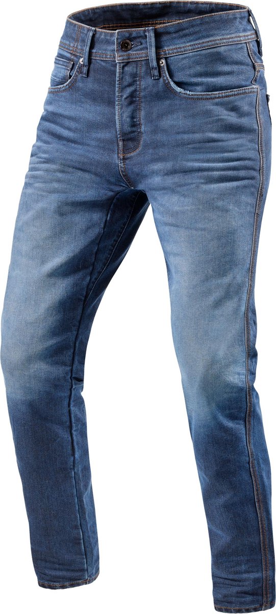 Jeans Reed SF Middenblauw Used L34, W28 blauw