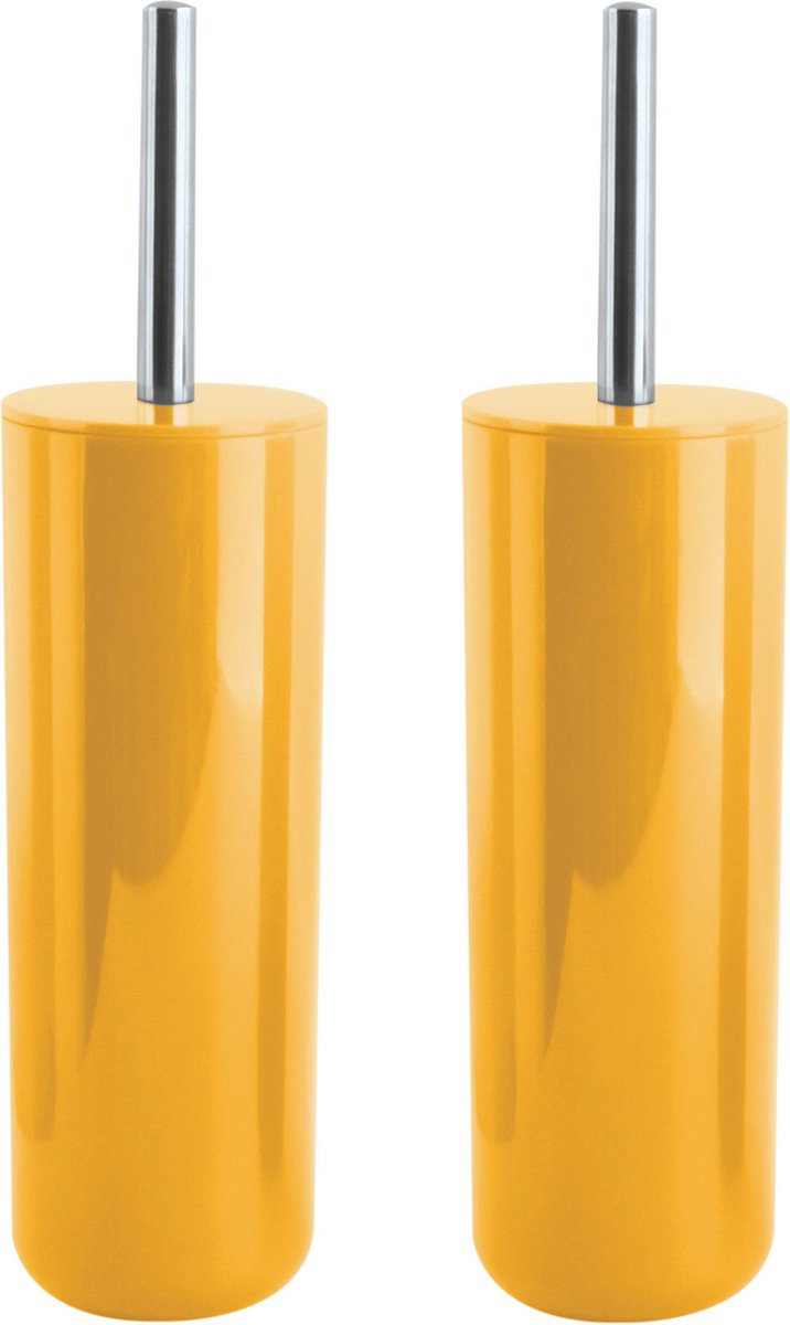 MSV badkamer serie OSLO ontwerp cosmetische emmer badkamer vuilnisbak, 18 x 26,3 cm, Grootte: 5 L, wit met houten top