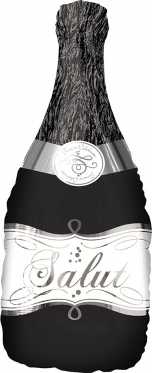 Amscan - Folieballon Champagnefles 35 x 91 cm