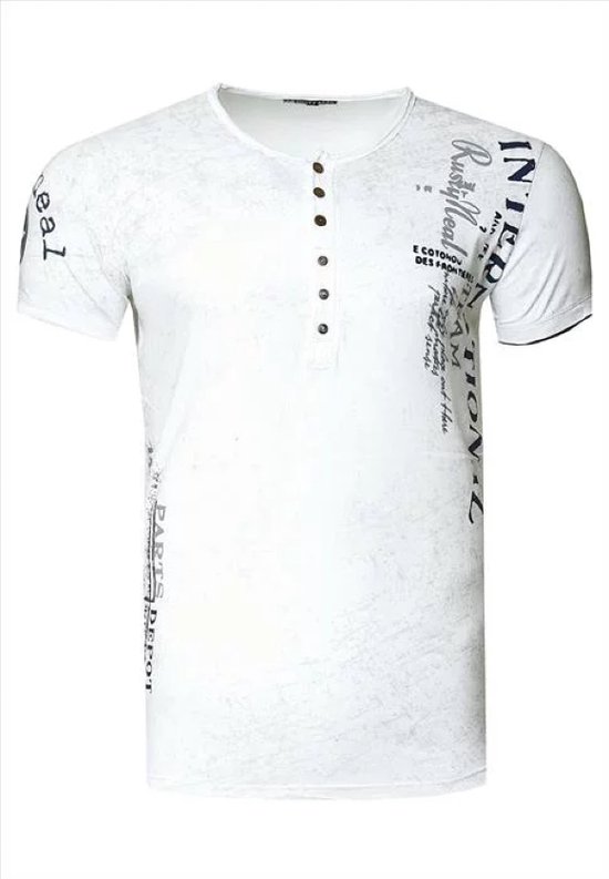 T-shirt - heren - Rusty Neal - Wit - 15243