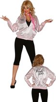 Guirca - Grease Kostuum - Glanzend Jaren 50 Jack Roze Vrouw - Roze - Maat 38-40 - Carnavalskleding - Verkleedkleding
