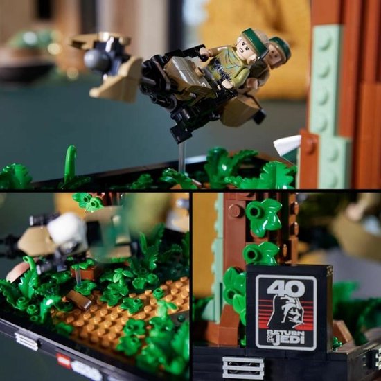 LEGO Star Wars Endor Speederachtervolging Diorama Set - 75353