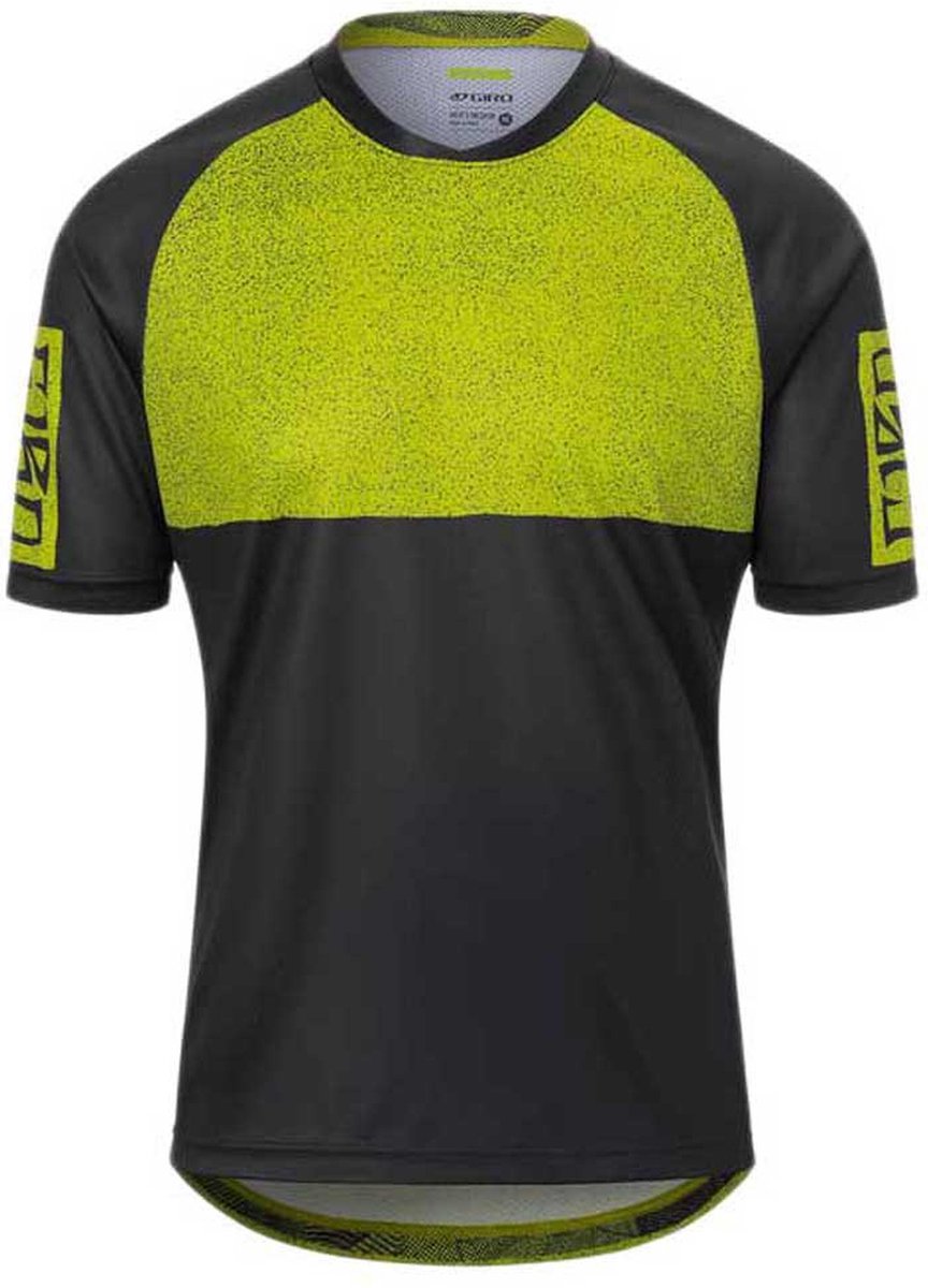 Giro Roust Jersey Met Korte Mouwen Groen,Zwart XL Man