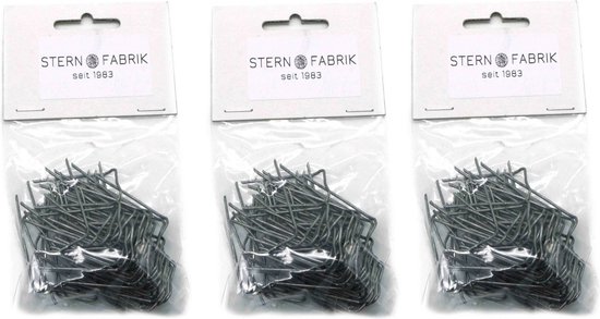 Stern Fabrik steekkrammen - 150x - 35 mm - krammetjes/patentkrammen/klemmetjes