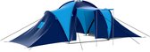 vidaXL - Tent - 9-persoons - donkerblauw - en - blauw
