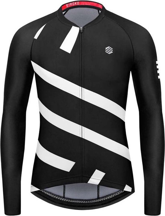 Maillot Aérodynamique Siroko Maillot Cyclisme Femme SIROKO M2 Flamingo - Manches Longues - Respirant - Coupe Race Cyclisme Performance