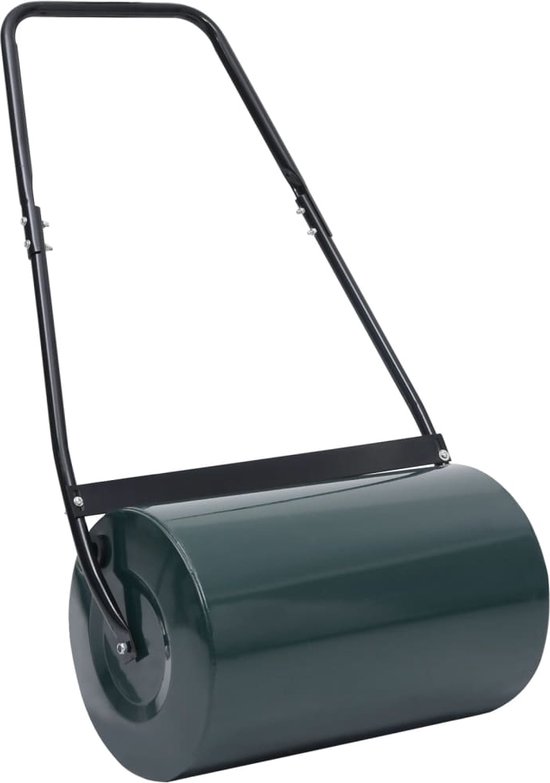 Foto: Vidaxl gazonroller 50 l 63 cm groen en zwart