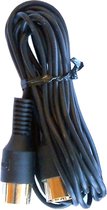 Cavus 8-pins DIN Powerlink PL4 kabel voor B&O / zwart - 0,50 meter