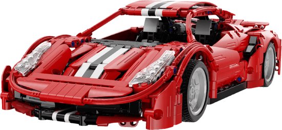 Cada Bricks technisch bouwpakket - Red Devils racing car (1126 onderdelen) - technische bouwset voor kinderen