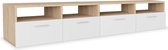 vidaXL-Tv-meubels-2-st-95x35x36-cm-bewerkt-hout-eikenkleurig-en-wit