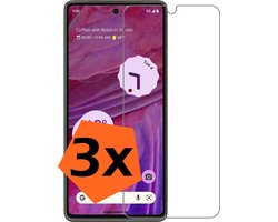 Screenprotector - 3 Stuks - Geschikt voor Google Pixel 7A - Extra Sterk - Gehard Glas - Beschermglas - Tempered Glass - Screen Protector