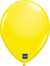 Folat - Folatex ballonnen Metallic Geel 30 cm 100 stuks