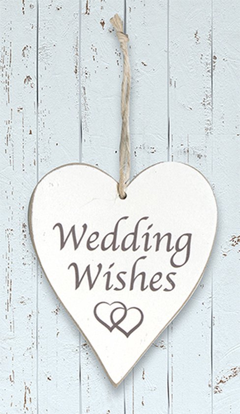 Oaktree - Houten hart Wedding Wishes