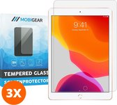 Mobigear - Screenprotector geschikt voor Apple iPad 9 (2021) Glazen | Mobigear Screenprotector - Case Friendly (3-Pack)