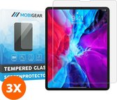 Mobigear Screenprotector geschikt voor Apple iPad Pro 12.9 (2021) Glazen | Mobigear Screenprotector - Case Friendly (3-Pack)