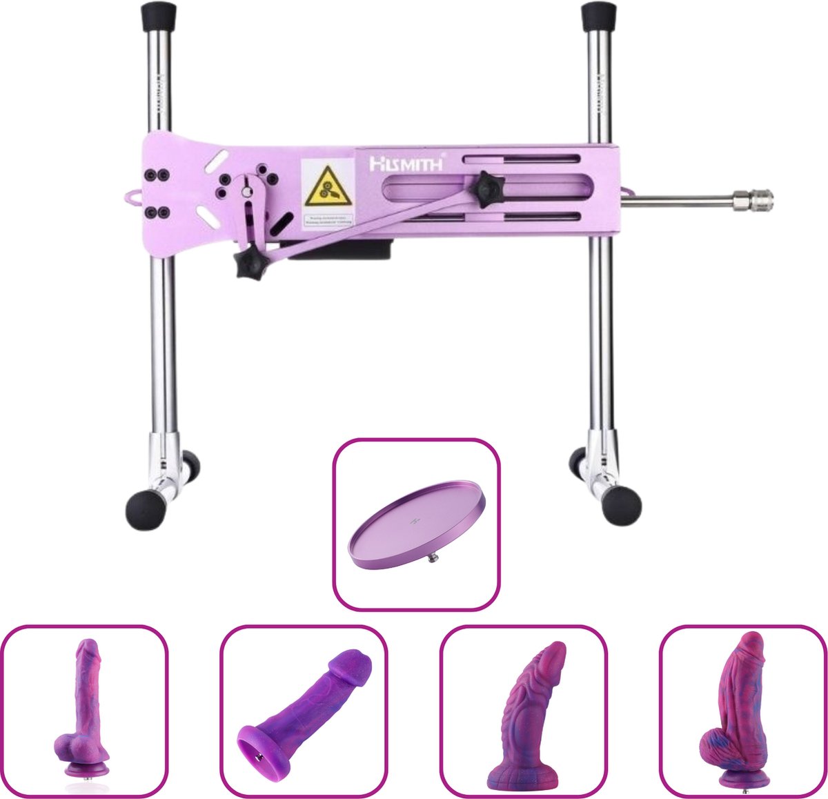 Pro 1 Premium Smart APP Seksmachine bundel Purple Poison