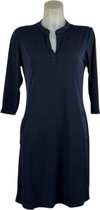 Angelle Milan – Travelkleding voor dames – Navy donkerblauwe Jurk – Ademend – Kreukherstellend – Duurzame jurk - In 5 maten - Maat XL