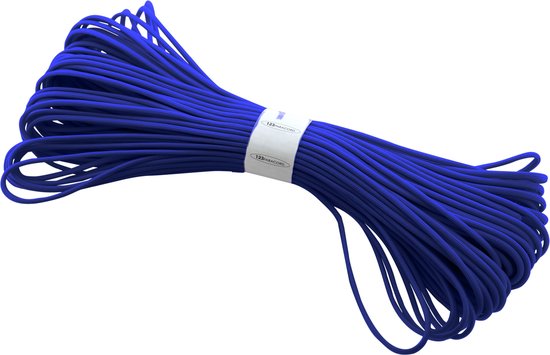 Foto: Paracord 550 type iii electric blauw 30 meter