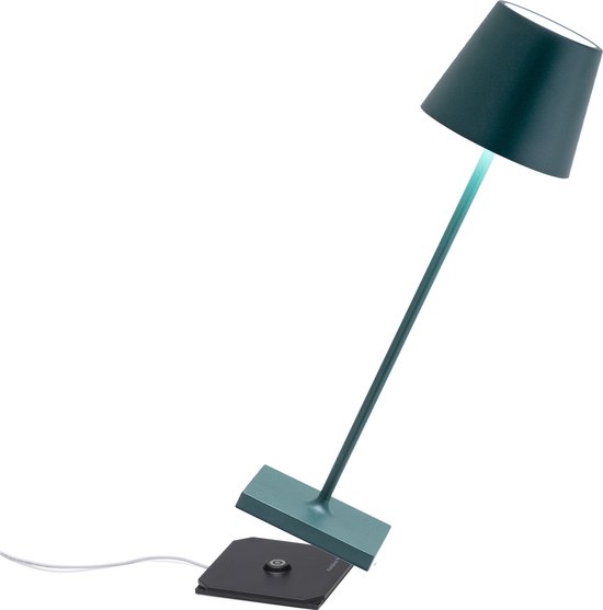 Zafferano Poldina tafellamp buiten - LED dim - 3000K - Ø 11.0cm - H 30.0cm - IP54 - USB oplaadpunt