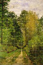 IXXI Wooded Path - Claude Monet - Wanddecoratie - 180 x 120 cm