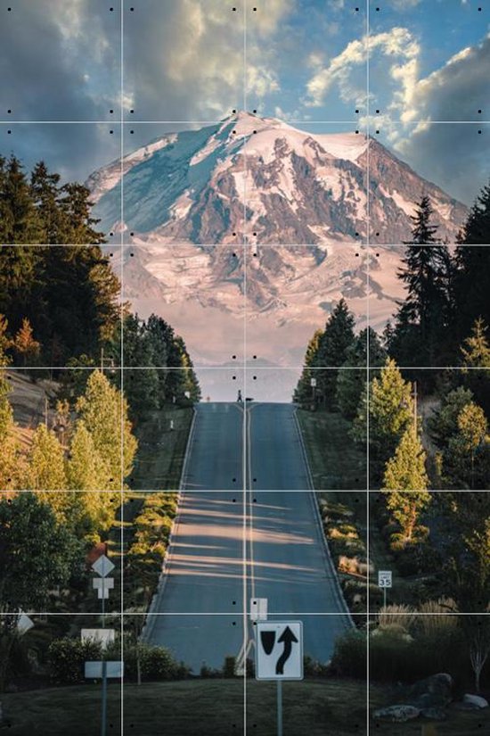 IXXI Mt.Rainier - Wanddecoratie - Fotografie - 80 x 120 cm