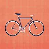 IXXI Vintage Bike - Wanddecoratie - 140 x 140 cm