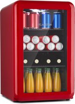 Klarstein Poplife boissons Cooler koelkast 70 litres - 0-10 ° C - 39 dB - porte double vitrage - conception rétro rond